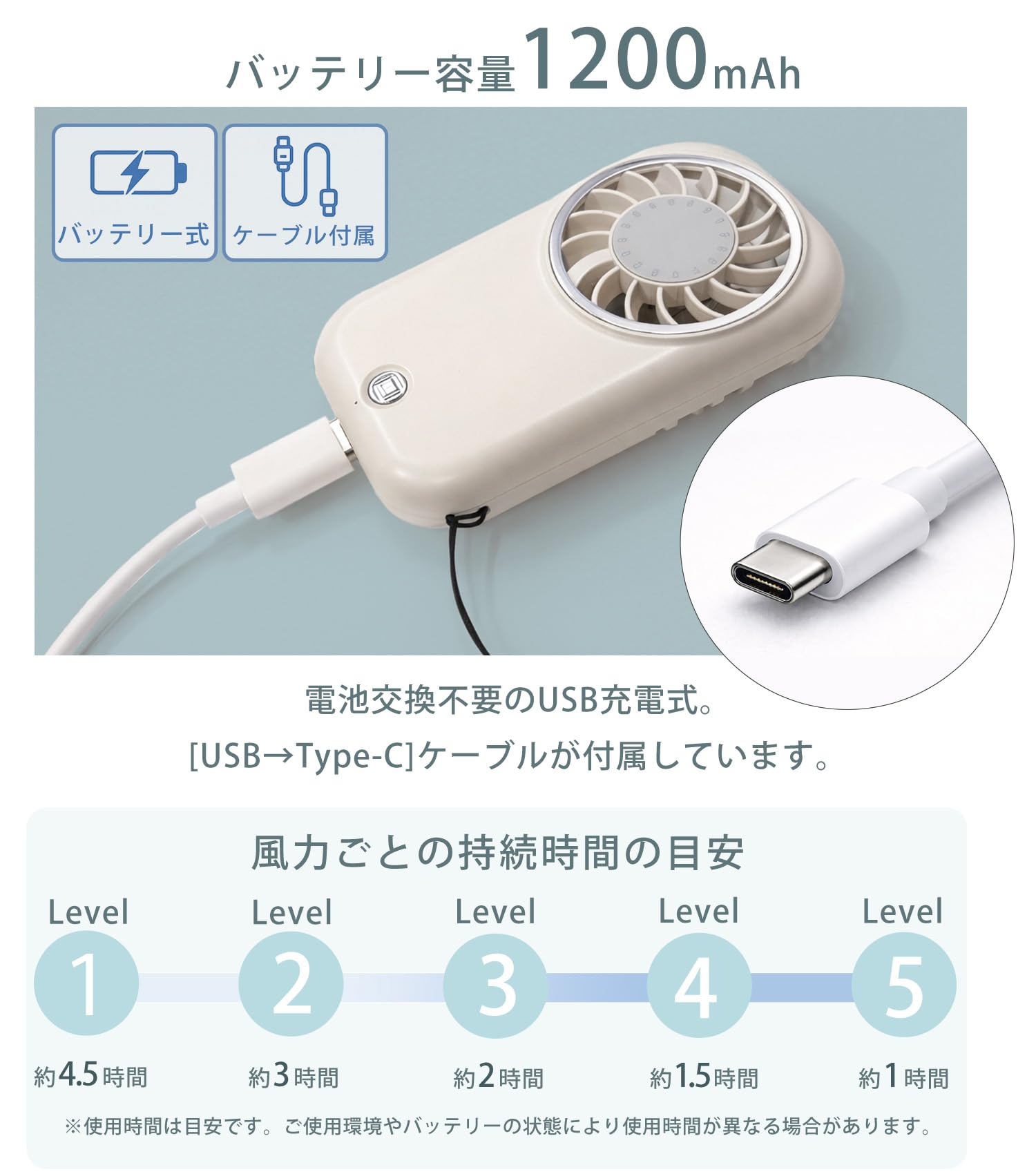Amazon | [monochrofactory] 【2026新登場 超小型】 携帯扇風機
